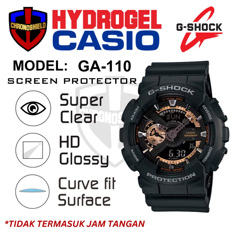 防刮卡西歐 G-Shock GA110 GA120 水凝膠手錶
