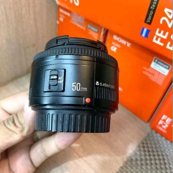 永諾 50mm F1.8 鏡頭適用於 EF 卡口佳能固定鏡頭