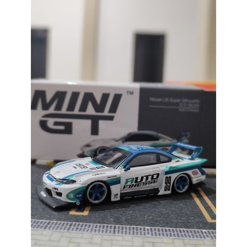 Mini Gt 490 Nissan LB 超級剪影 S15 Silvia 汽車精品店