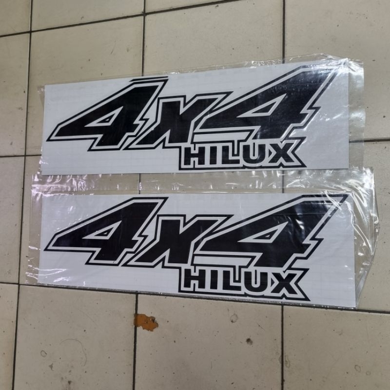 豐田 Hilux 4X4 側車身貼紙