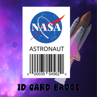 NASA 美國國家航空航天局道具 ID 徽章角色扮演名牌