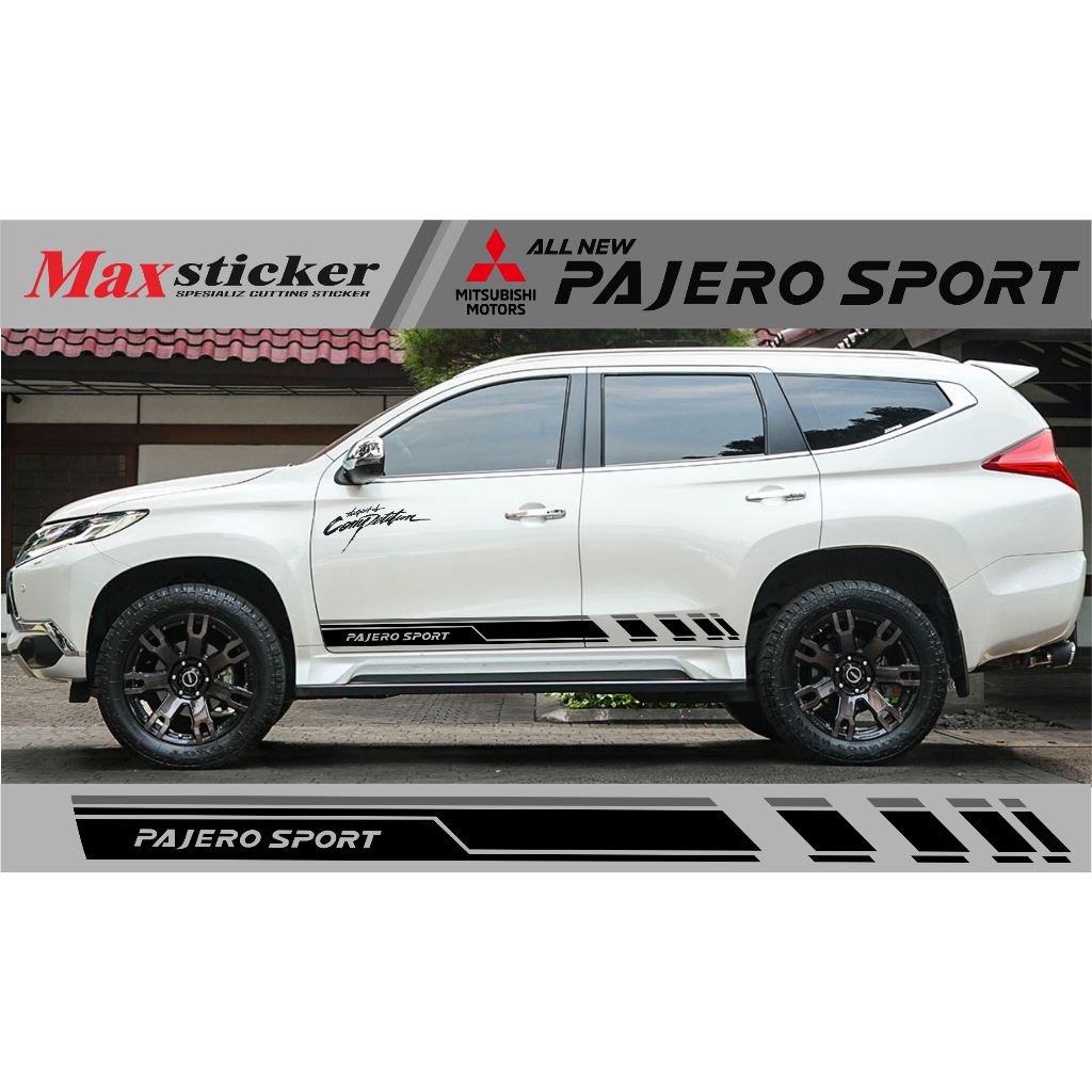 貼紙清單車身側面全新 PAJERO 運動貼紙汽車 PAJERO SPORT