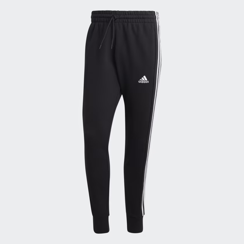 愛迪達 Adidas Essentials 法式毛圈錐形袖口 3 條紋褲訓練褲 HA4337