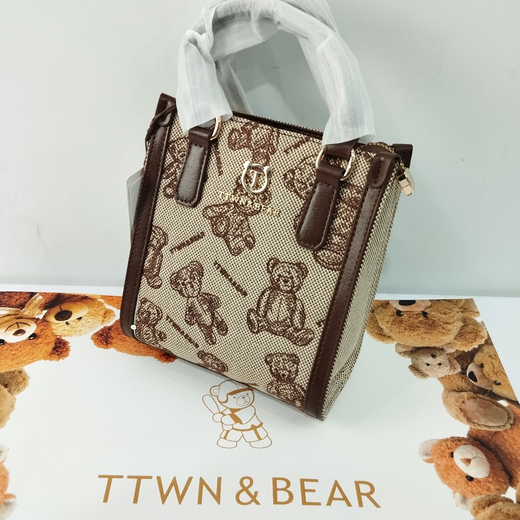 Ttwn BEAR ORIGINAL TN3195 托特單肩包女士 TTWNBEAR 單肩包女士 TTWN BEAR