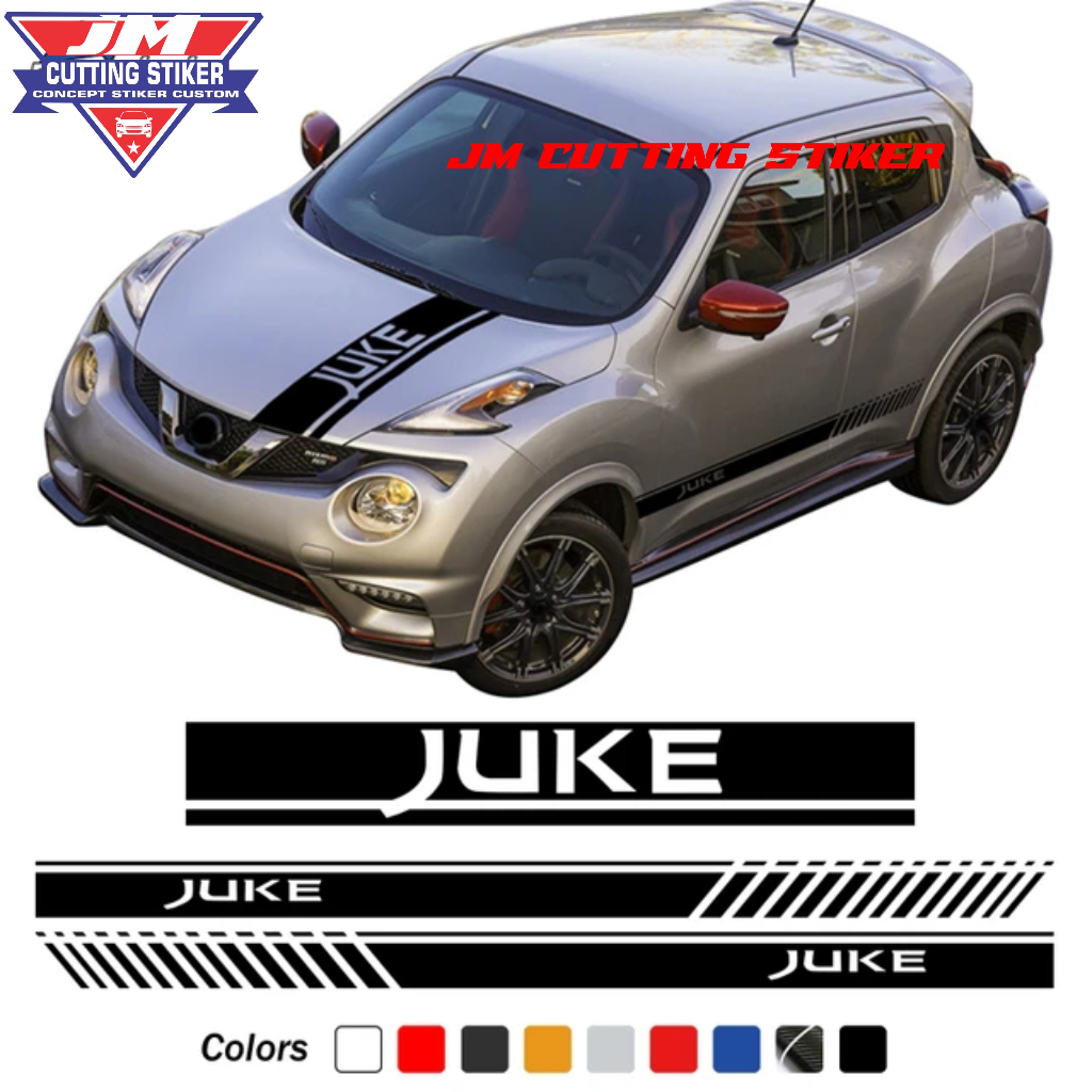 Mesin Nissan juke 汽車底部車身清單貼紙 juke 汽車引擎蓋貼紙