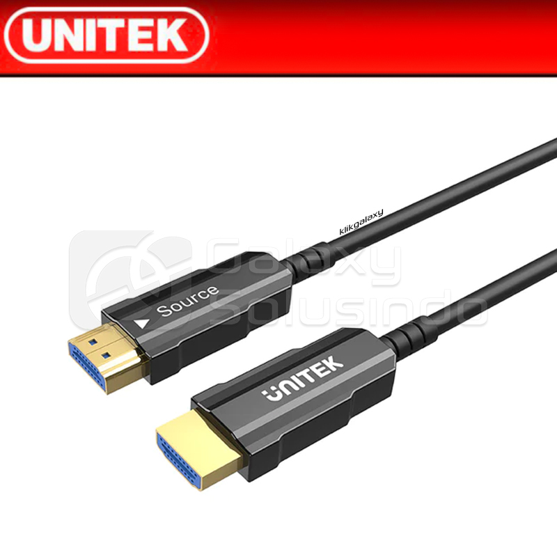 Unitek C-11072BK 光纖 HDMI 轉 HDMI 4K 60Hz 40M 電纜