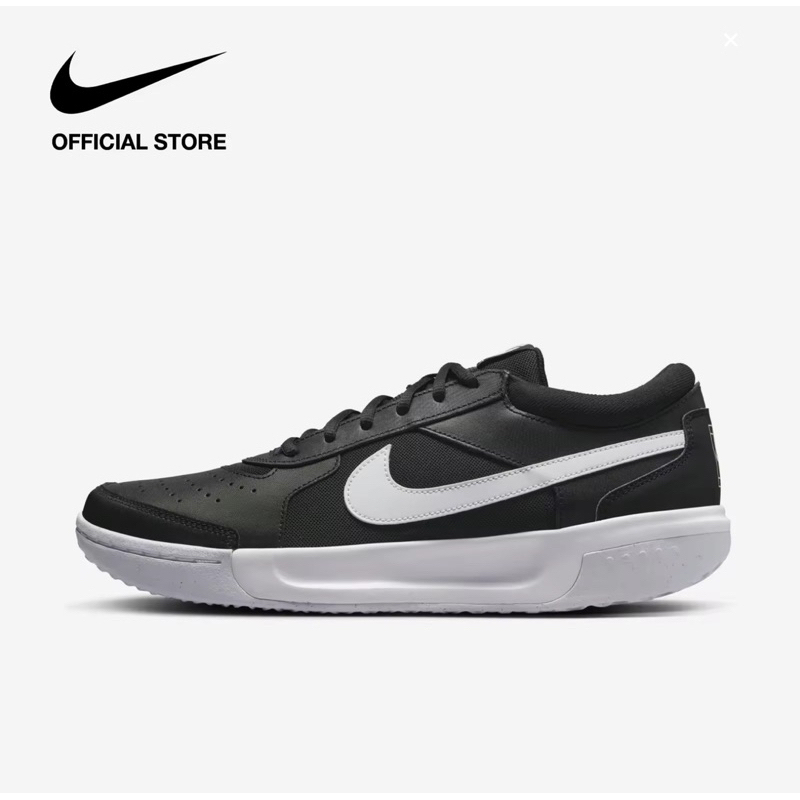 耐吉 Hitam Nike Court AIR Zoom Lite 3 黑色原創男士網球鞋