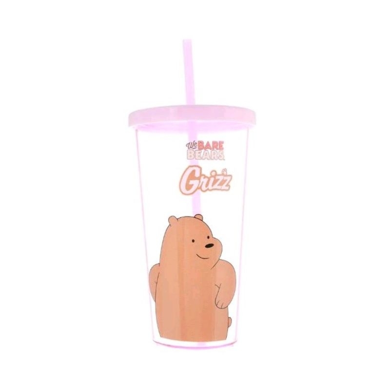 Miniso TUMBLR WE BARE BEARS 600ml 可愛兒童飲水瓶卡通禮物我們裸熊