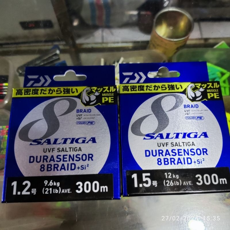 Pe Strings Daiwa UVF Saltiga Durasensor 8 編織 Si2 300 米