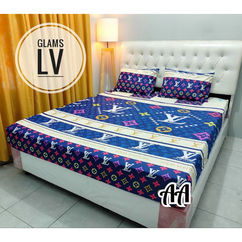 Lv LV 棕色栗色床單