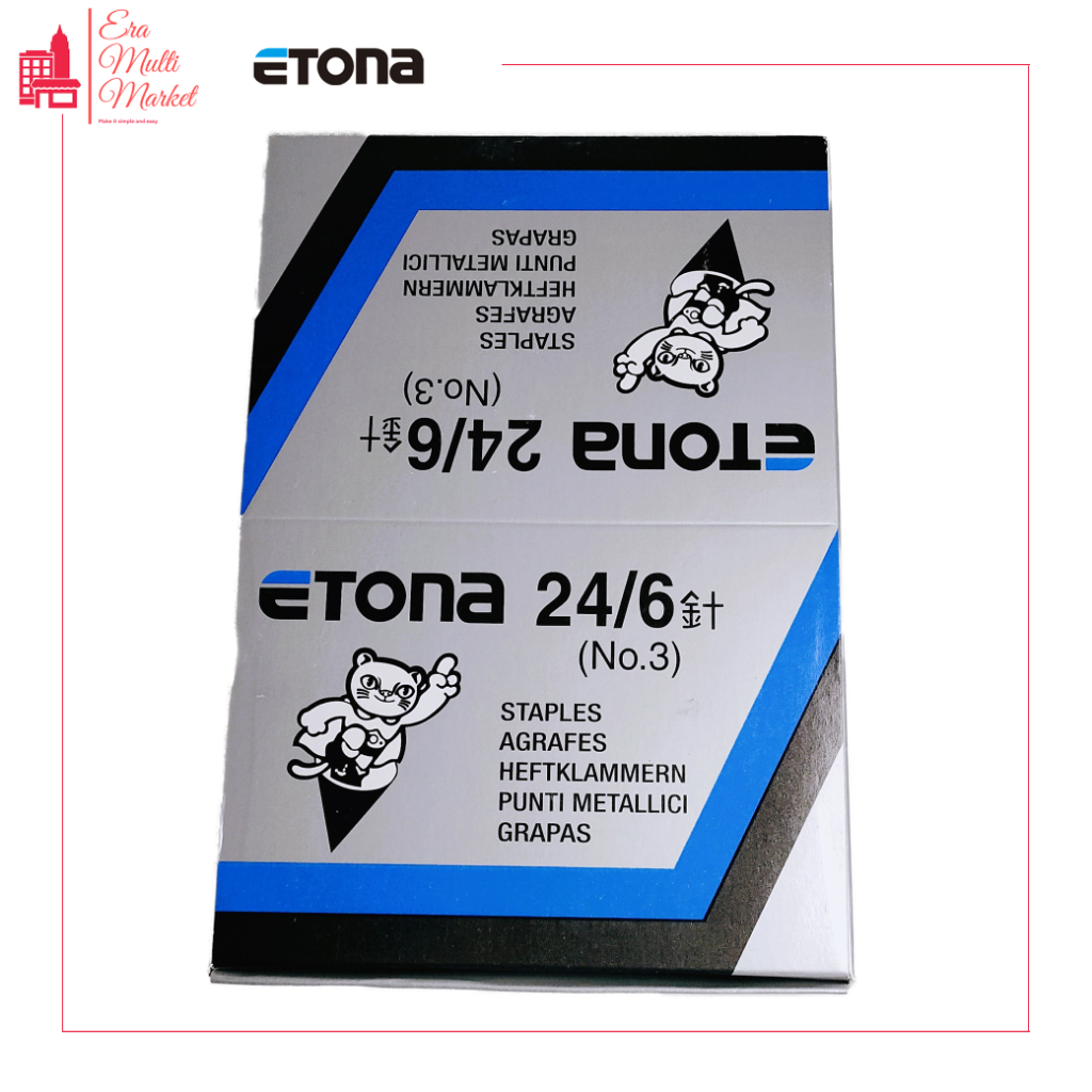 訂書釘 No.3 24/6 Etona 內容 20 盒 x 1000 件內容 Etona HD-50 Etona 204