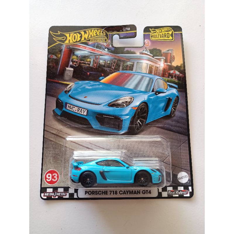 Hotwheels 高級大道門廊 718 CAYMAN GT4