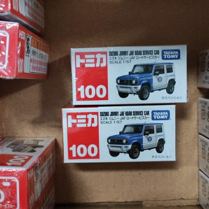 Tomica Regular 100 1/57 SUZUKI JIMNY JAF 公路服務車