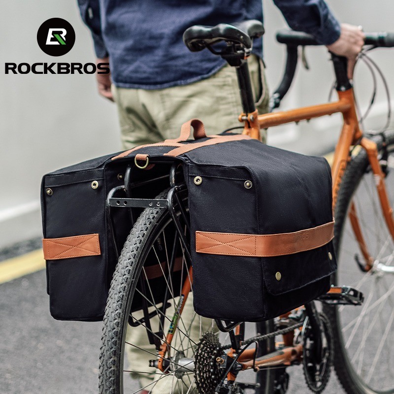 Rockbros A21 自行車包礫石旅行複古復古 27L 馱包