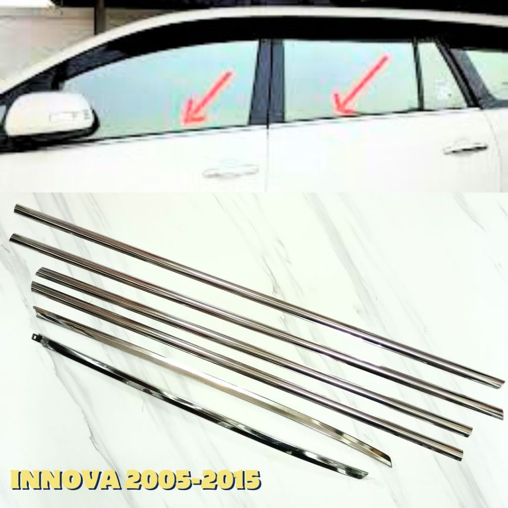 Innova 2004-2015 汽車側後玻璃清單包