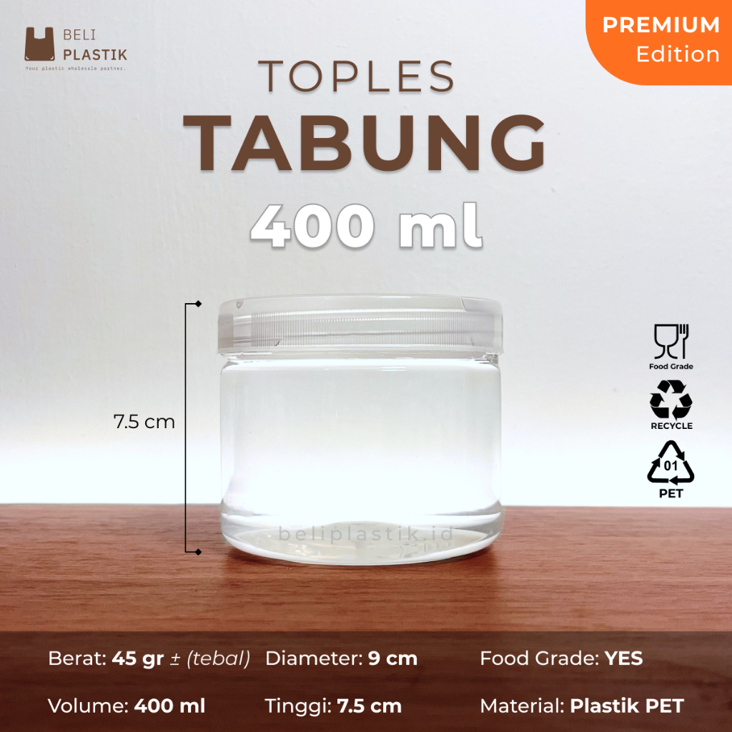 400ml塑料管罐圓筒厚400ml透明透明罐圓形餅乾食品零食罐