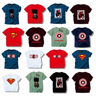Marvel SPIDERMAN BATMAN 男童短袖 T 恤 2-13 歲