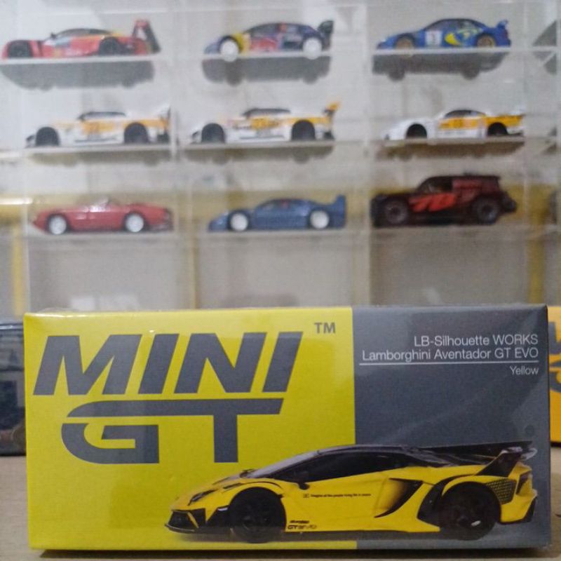 Mini GT 639 LB-剪影作品蘭博基尼 Aventador GT EVO