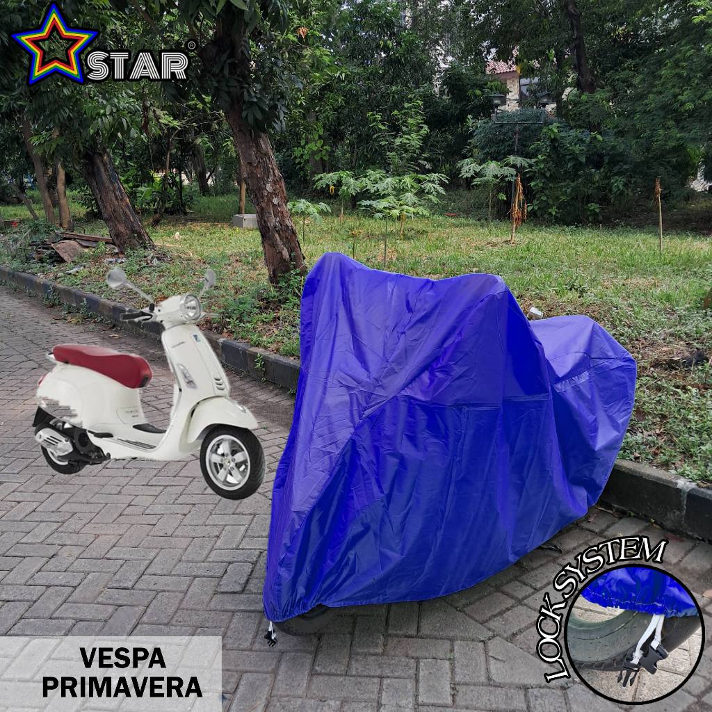 Vespa PRIMAVERA 摩托車罩純藍色 PREMIUM 摩托車罩