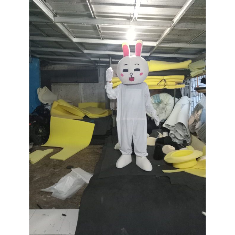 Putih 白兔小丑服裝