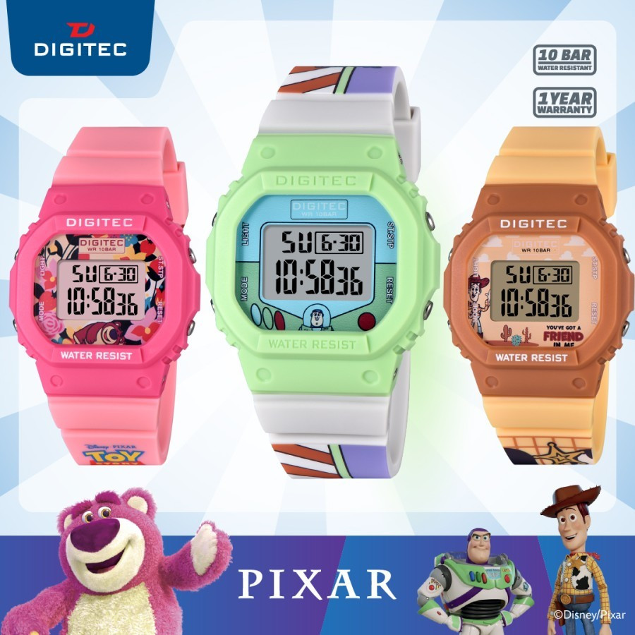 Digitec BDG-7100T Pixar 限量版 7100 BDG7100 數字兒童手錶原裝