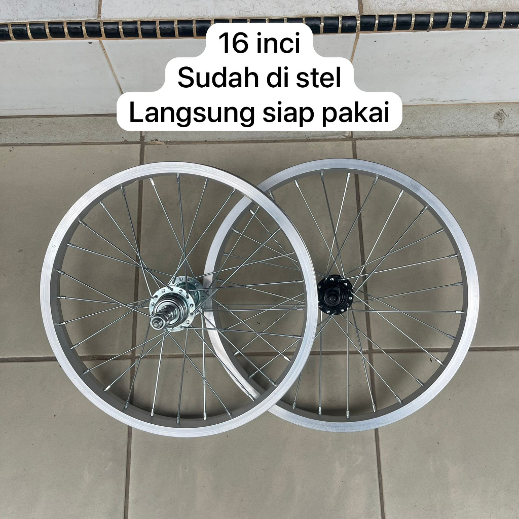Bmx 合金輪輞 16 英寸自行車輪輞輪組