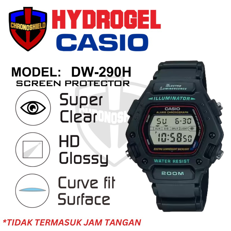 防刮卡西歐 DW 290H dw290h 水凝膠手錶