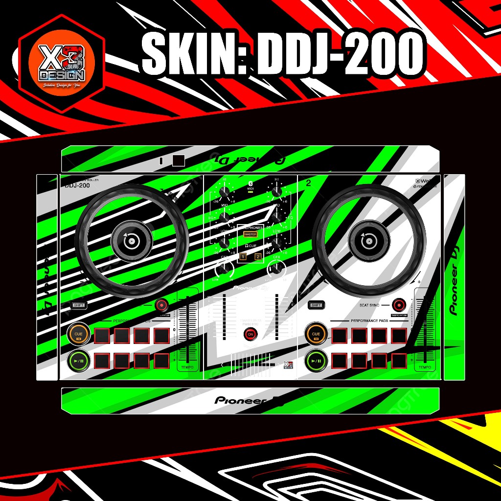 Skinz PIONEER DDJ-200 所有變色定制