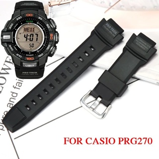 Hitam 卡西歐 PRG270 PRG 270 PRG-270 黑色錶帶