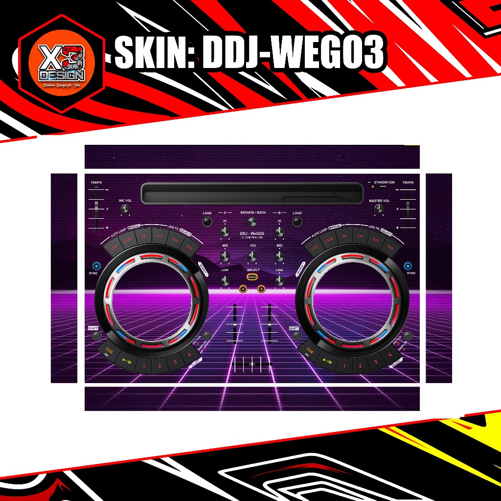 Skinz PIONEER DDJ-WEGO3 所有變色定制