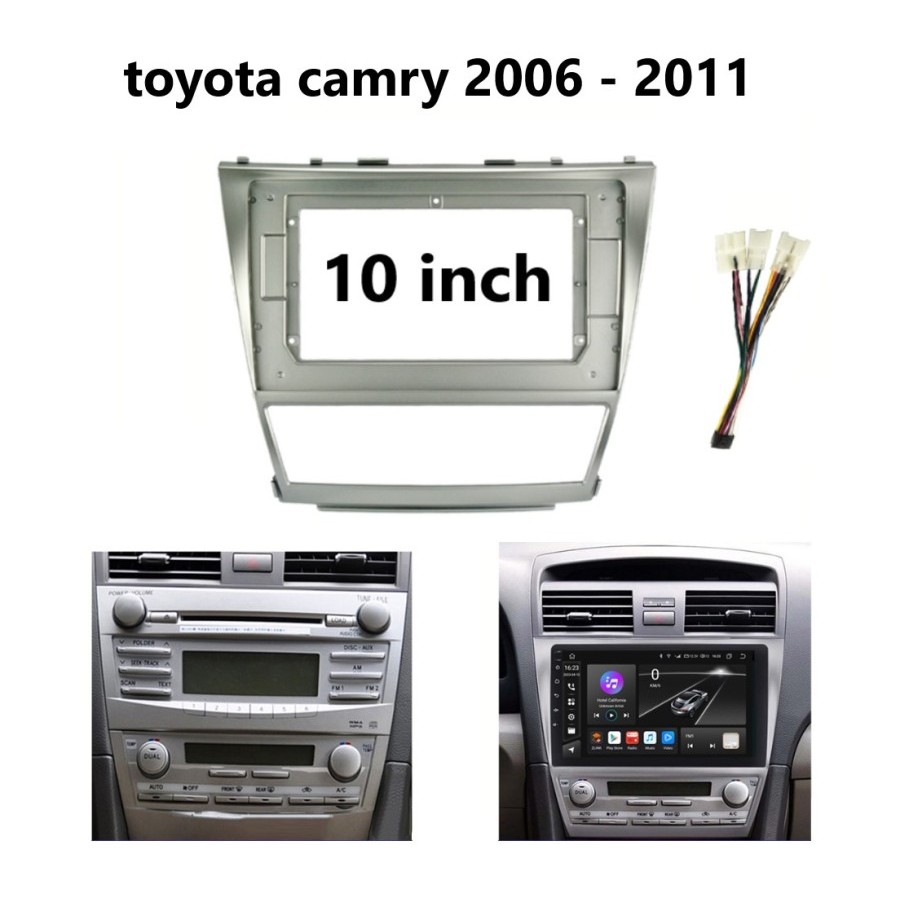 CAMRY 框架 10 英寸豐田凱美瑞 2004 2011 面板主機 Android