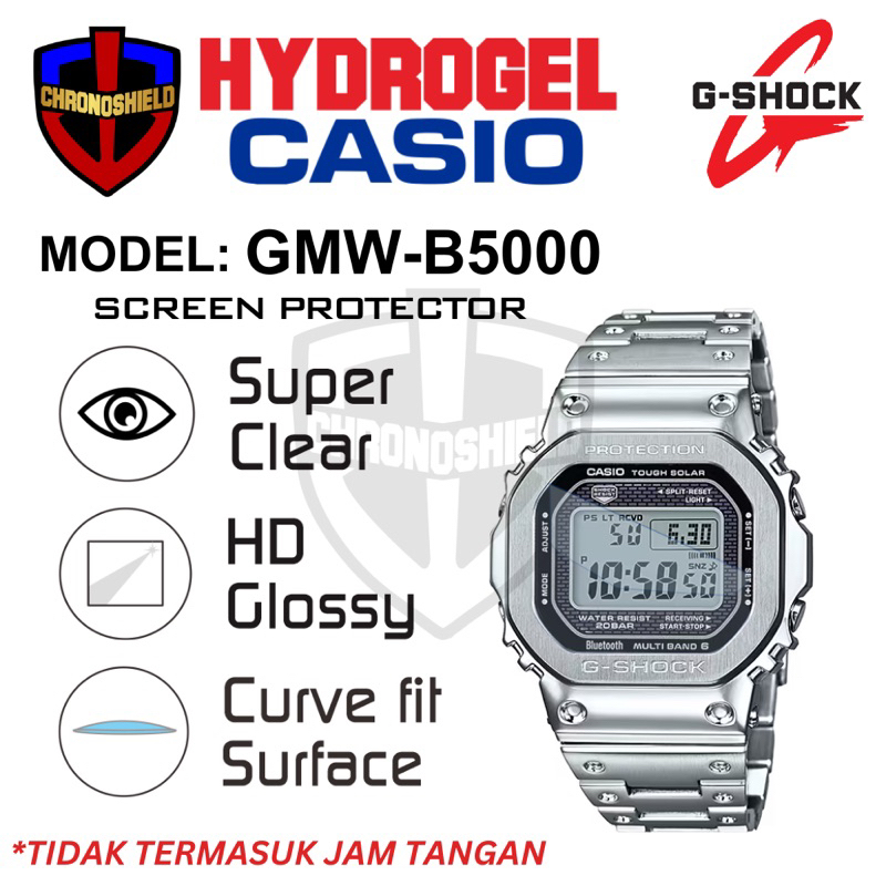 防刮卡西歐 G-Shock GMW B5000 水凝膠手錶