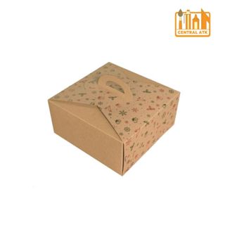 聖誕盒聖誕禮籃紙板蛋糕盒 42512