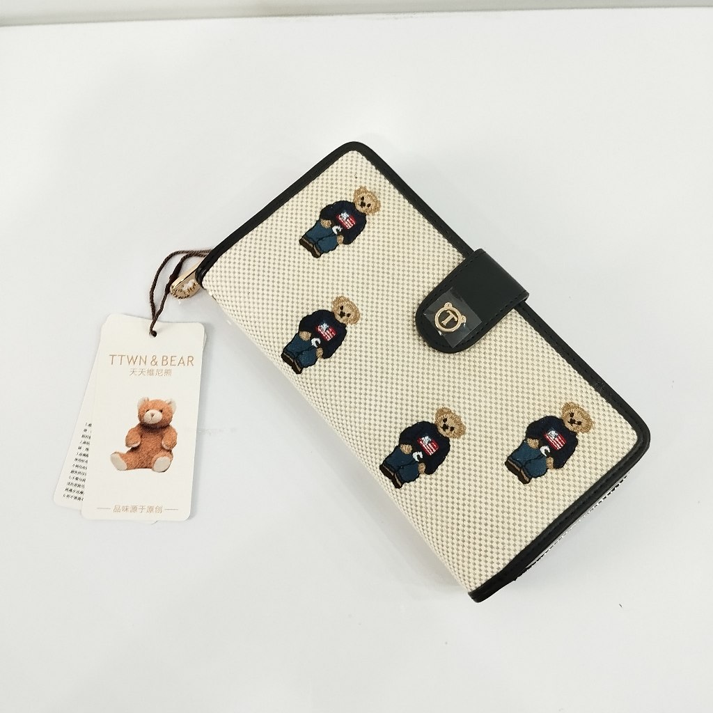 Ttwn BEAR ORIGINAL TT2376 長錢包 POUCH WOMAN ORIGINAL TTWN BEAR