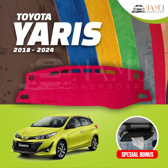 豐田 全新 YARIS JOKER 汽車儀表板毛皮套地毯儀表板保護器 TOYOTA GEN 3 2018 2019 20