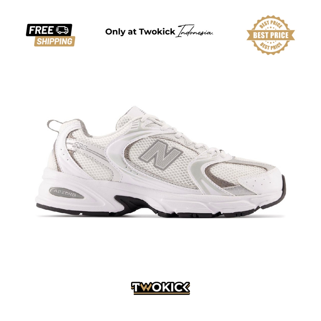 紐巴倫 運動鞋 New Balance 530 白色金屬銀 100