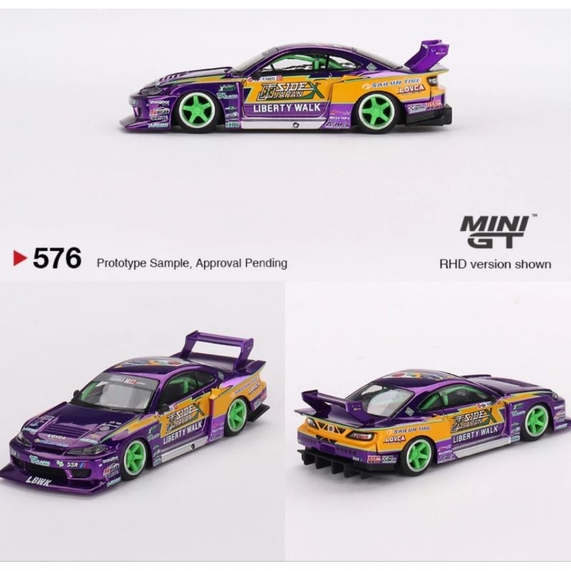 NISSAN Mini GT LB 超級剪影日產 S15 SILVIA 555 2022 Formula Drift 日