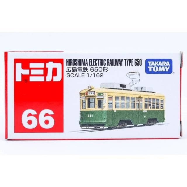 Tomica Regular No 66 Hiroshima 電動鐵路 650 型 Takara Tomy 微型壓鑄汽車