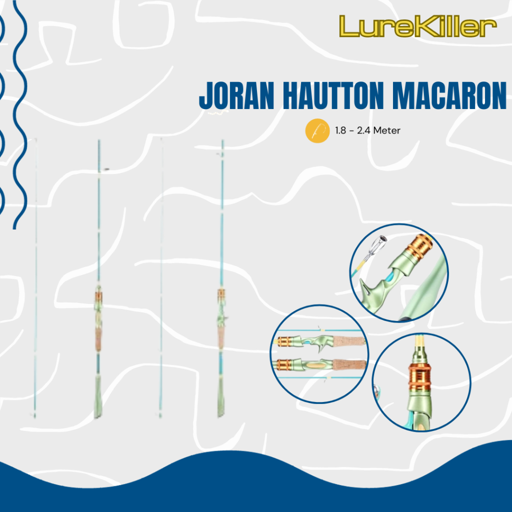 Lurekiller 釣魚竿品牌 HAUT TON Macaron Ultralight 1.8m/2.1m/2.4m