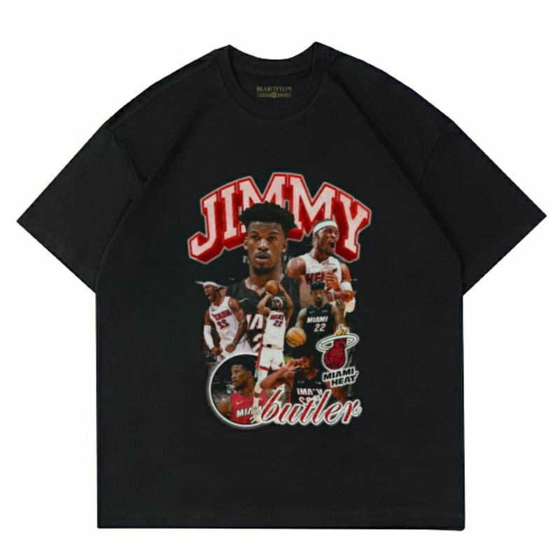 Jimmy butler T 恤 Miami Heat Kaos 街頭服飾 Kaos Kaos Kaos Kaos 籃球
