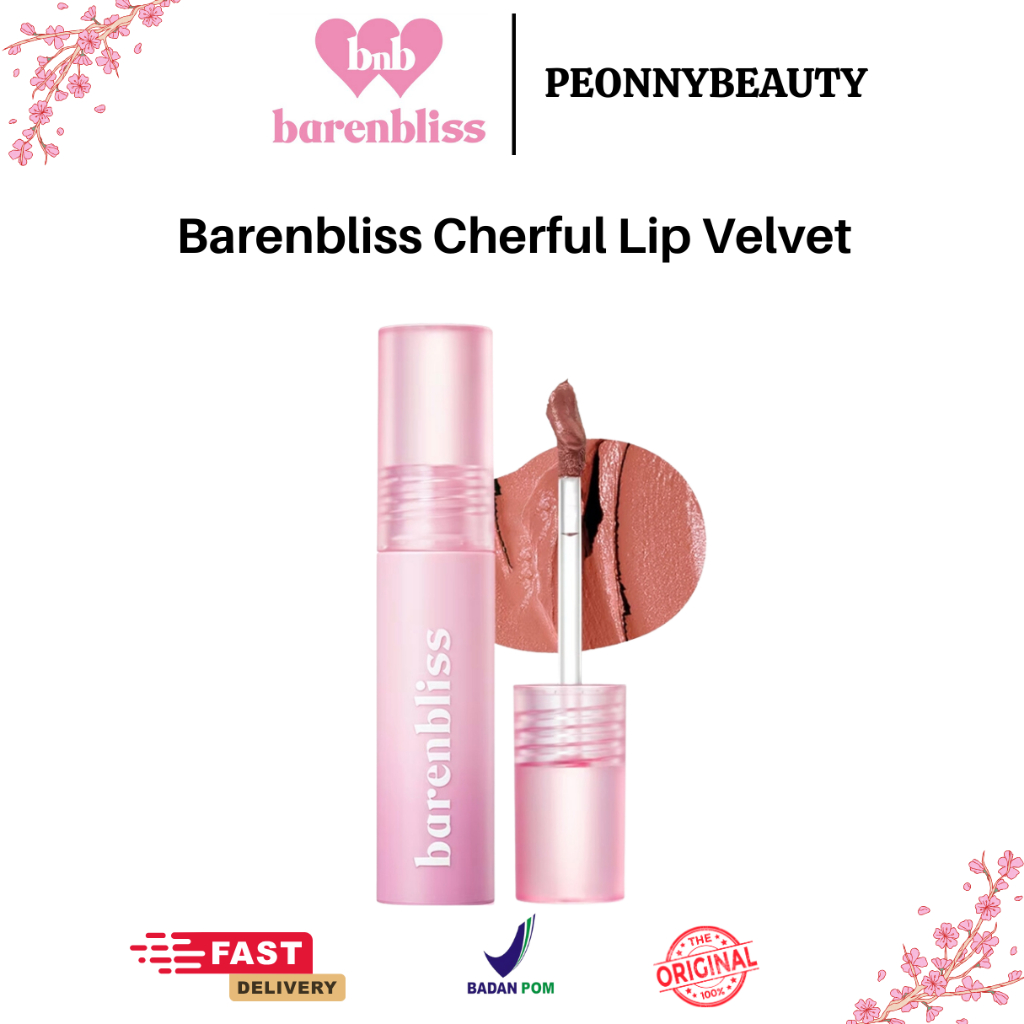 Bnb Barenbliss Cherry 讓快樂的唇彩韓國唇膏 2.5g 唇彩 Barenbliss