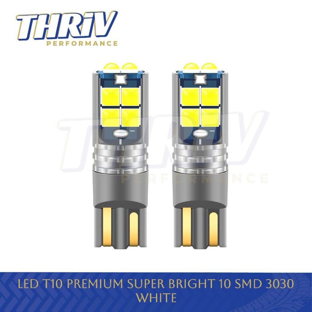 Led T10 Premium 10 SMD 3030 5W 大功率超亮 12-24V