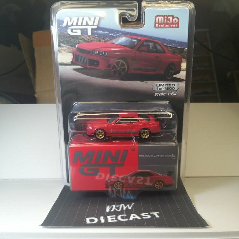 NISSAN Mini GT MGT 543 日產天際線 GTR R34 Tommy Kaira Rz 紅色