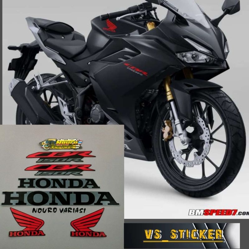 Hitam 條紋清單標準摩托車 HONDA CBR 150 CBR150 BEW 黑色 2021 2022