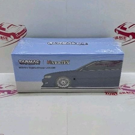 Tarmac Works VERTEX 豐田 Chaser JZX100 藍色金屬漆