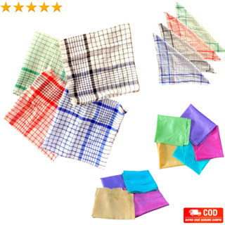 彩色餐巾紙 1 打內容 12 件彩盒毛巾多用途廚房餐巾紙洗碗機 B K
