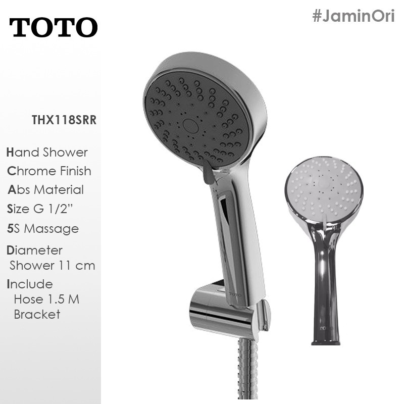 Toto shower 浴缸手持花灑 THX 118 SRR