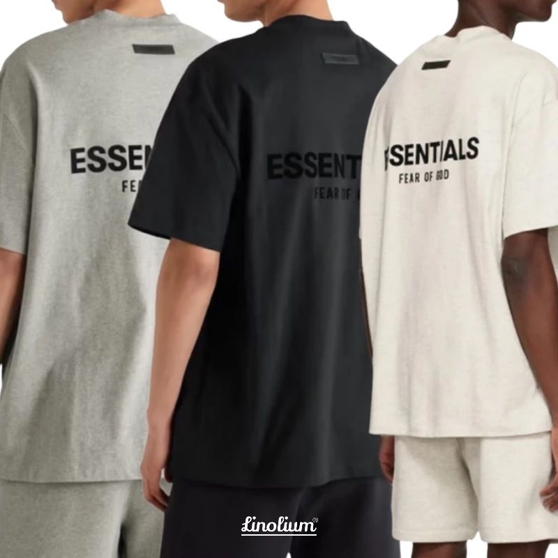 T 恤 essentials FOG back 最新男士 T 恤高級男女皆宜的男女襯衫