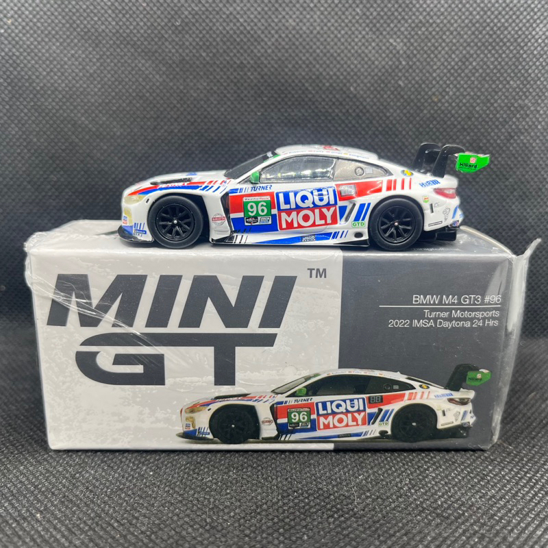 Mini GT 462 BMW M4 GT3 96 Turner Motorsports 2022 IMSA 代托納 2