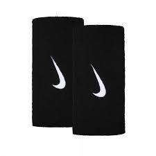 耐吉 Nike SWOOSH 雙寬腕帶 2 件套黑色/白色操作系統